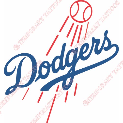 Los Angeles Dodgers Customize Temporary Tattoos Stickers NO.1662